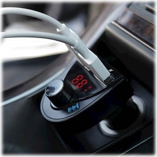 Aluratek - Audio Receiver and FM Transmitter for Most Bluetooth-Enabled Devices - Black_4