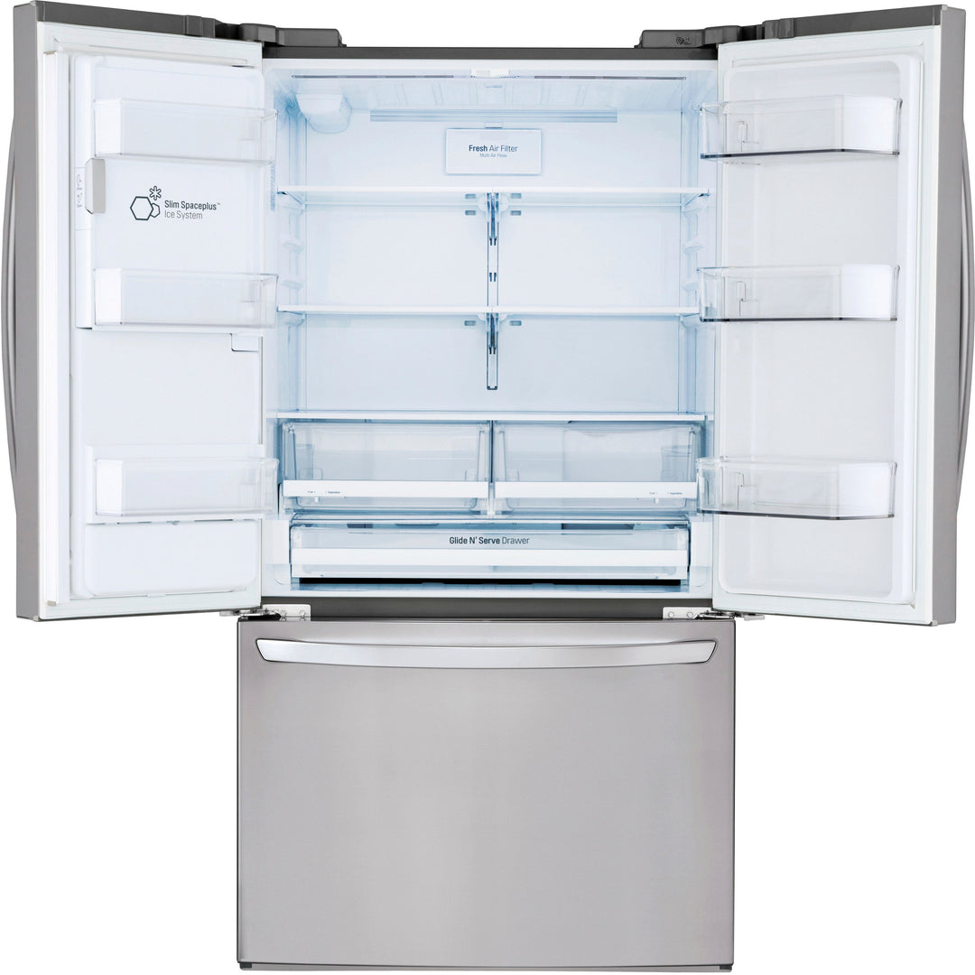 LG - 26.2 Cu. Ft. French Door Smart Refrigerator with Dual Ice Maker - Stainless steel_18