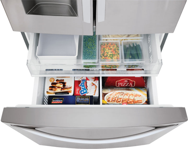 LG - 26.2 Cu. Ft. French Door Smart Refrigerator with Dual Ice Maker - Stainless steel_21