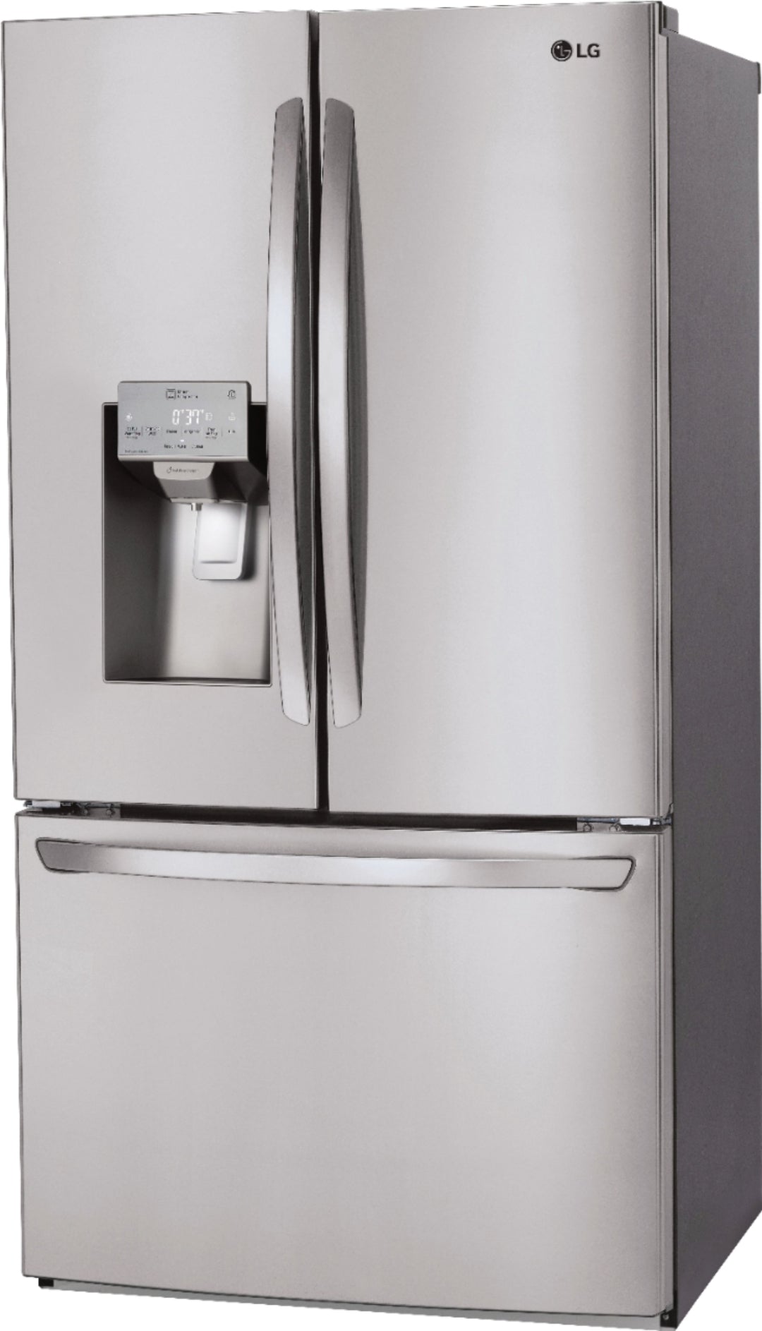 LG - 26.2 Cu. Ft. French Door Smart Refrigerator with Dual Ice Maker - Stainless steel_20