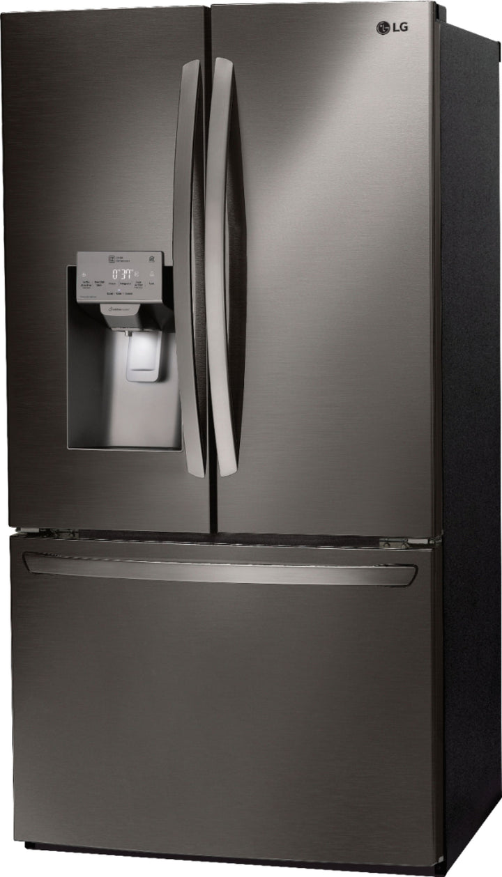 LG - 26.2 Cu. Ft. French Door Smart Refrigerator with Dual Ice Maker - Black stainless steel_20