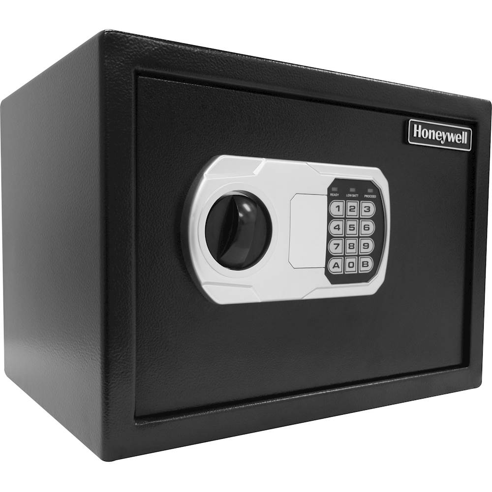 Honeywell - 0.51 Cu. Ft. Security Safe with Electronic Lock - Black_1