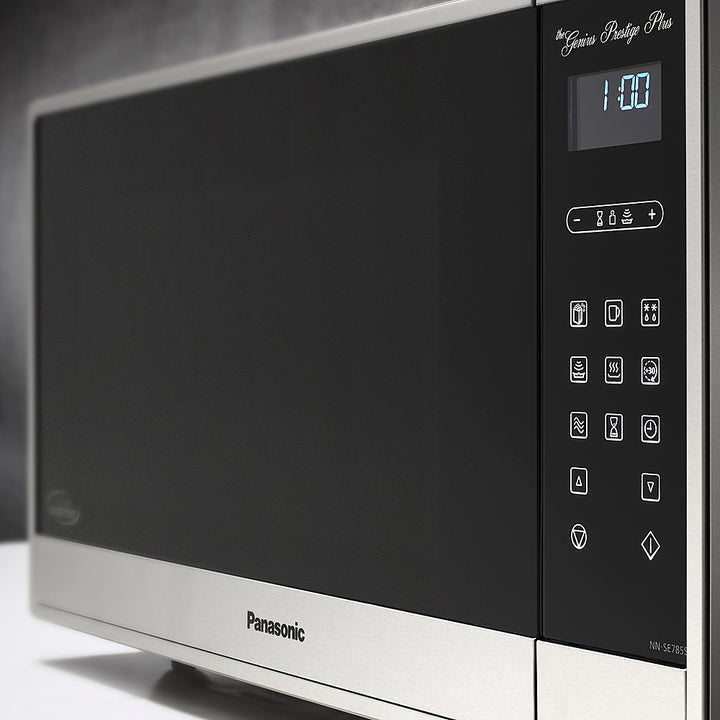 Panasonic - Genius Prestige Plus 1.6 Cu. Ft. Microwave with Sensor Cooking - Stainless steel_3