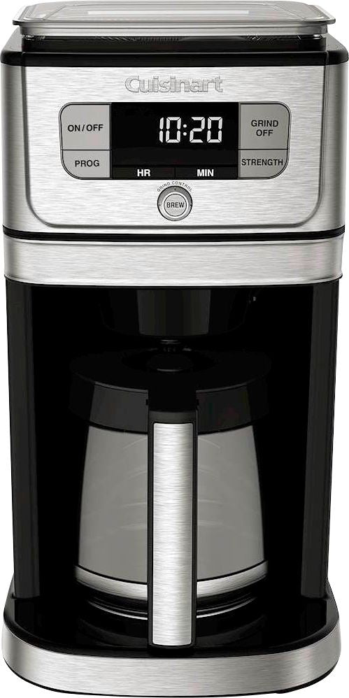 Cuisinart - Burr Grind & Brew 12-Cup Coffee Maker - Black/Stainless_0