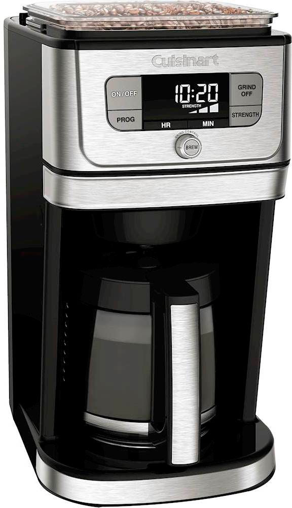 Cuisinart - Burr Grind & Brew 12-Cup Coffee Maker - Black/Stainless_4