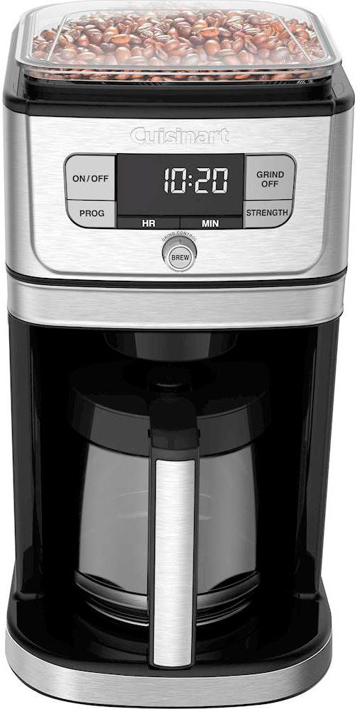 Cuisinart - Burr Grind & Brew 12-Cup Coffee Maker - Black/Stainless_3