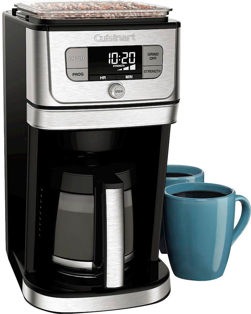 Cuisinart - Burr Grind & Brew 12-Cup Coffee Maker - Black/Stainless_2