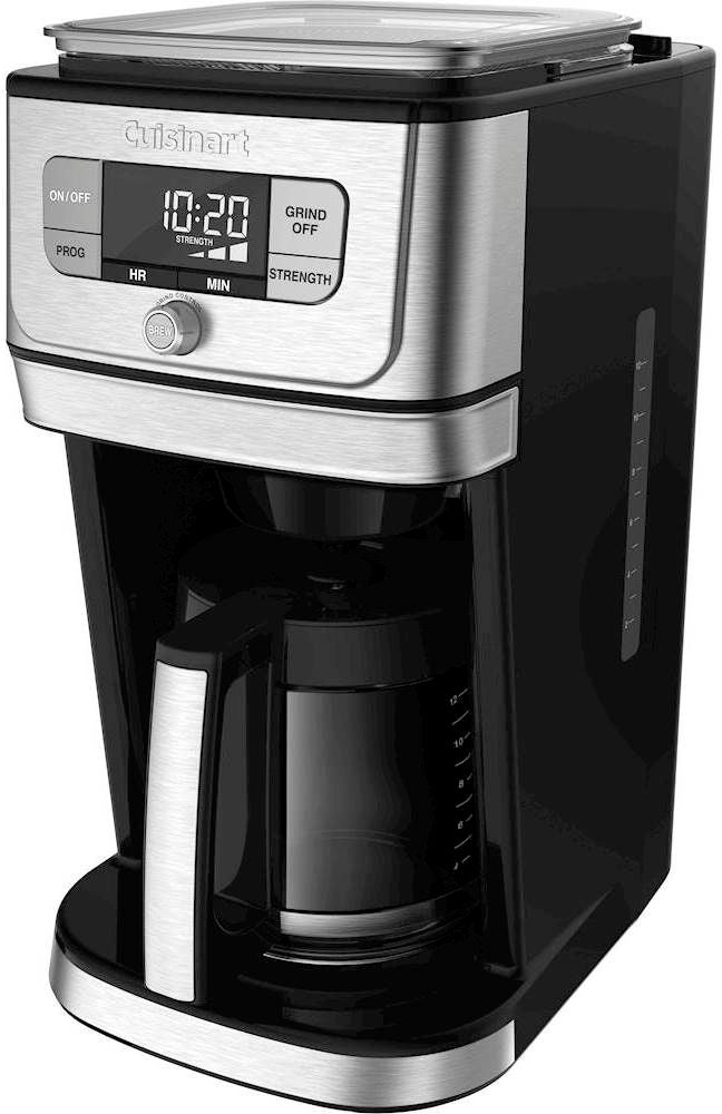 Cuisinart - Burr Grind & Brew 12-Cup Coffee Maker - Black/Stainless_1