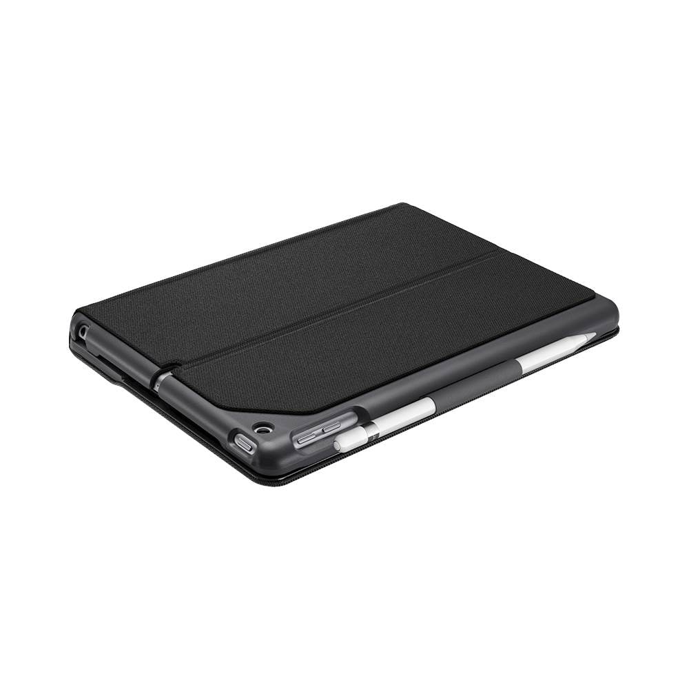 Logitech - Slim Folio Keyboard Folio for Apple iPad (5th & 6th Gen) - Black_2