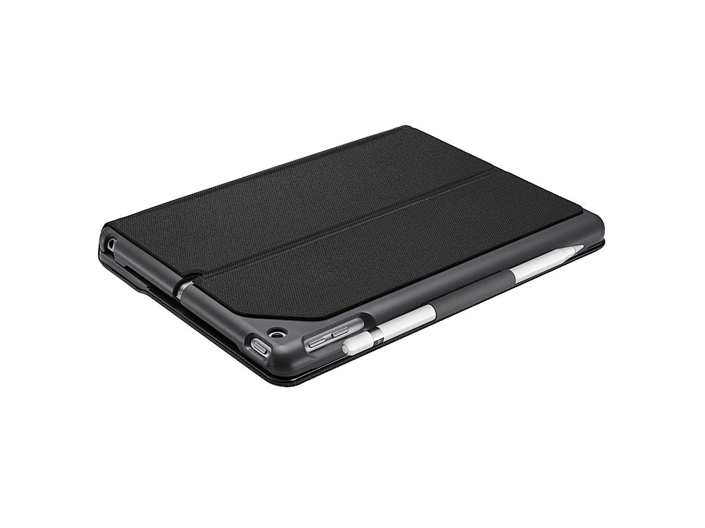 Logitech - Slim Folio Keyboard Folio for Apple iPad (5th & 6th Gen) - Black_1