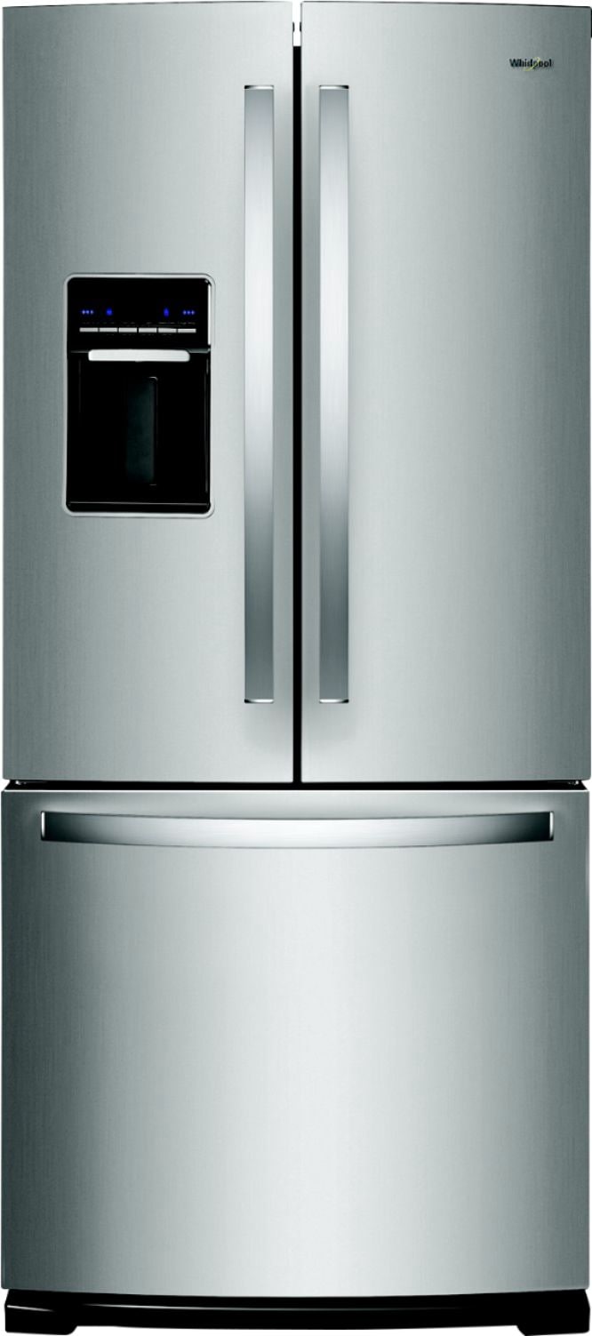 Whirlpool - 19.7 Cu. Ft. French Door Refrigerator - Stainless steel_0