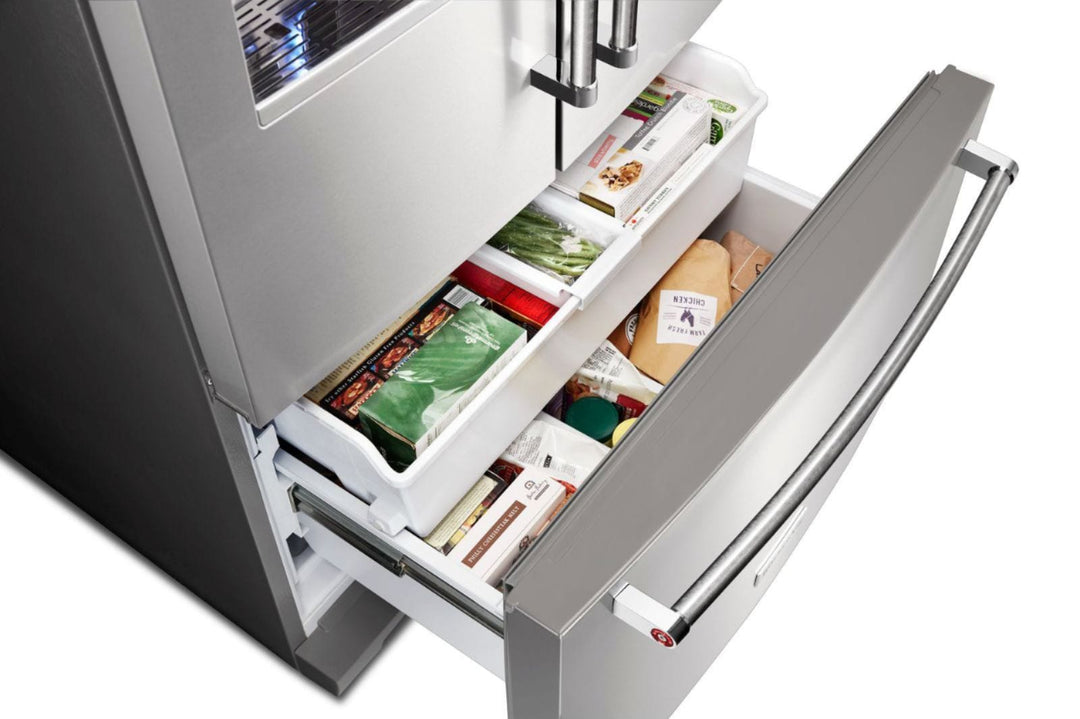 KitchenAid - 27 Cu. Ft. French Door Refrigerator - Printshield Stainless_12