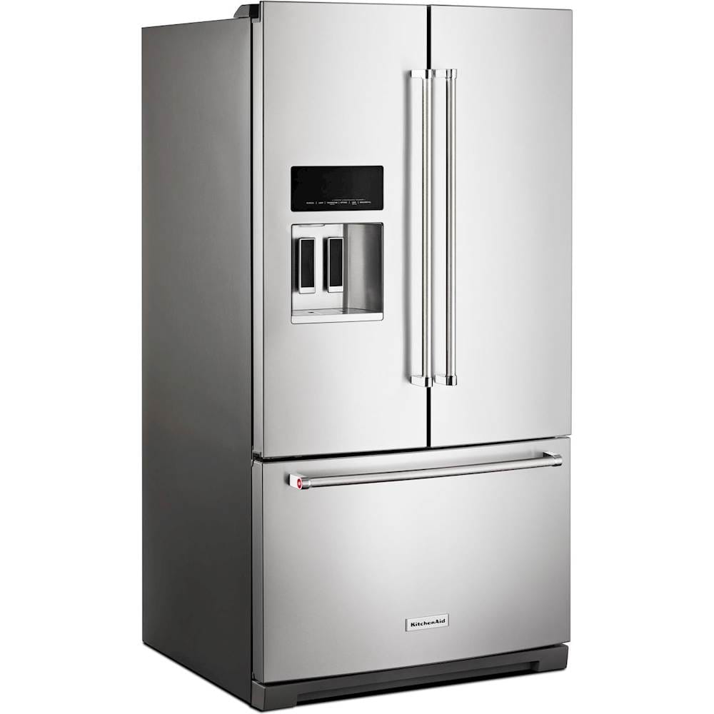 KitchenAid - 27 Cu. Ft. French Door Refrigerator - Printshield Stainless_1