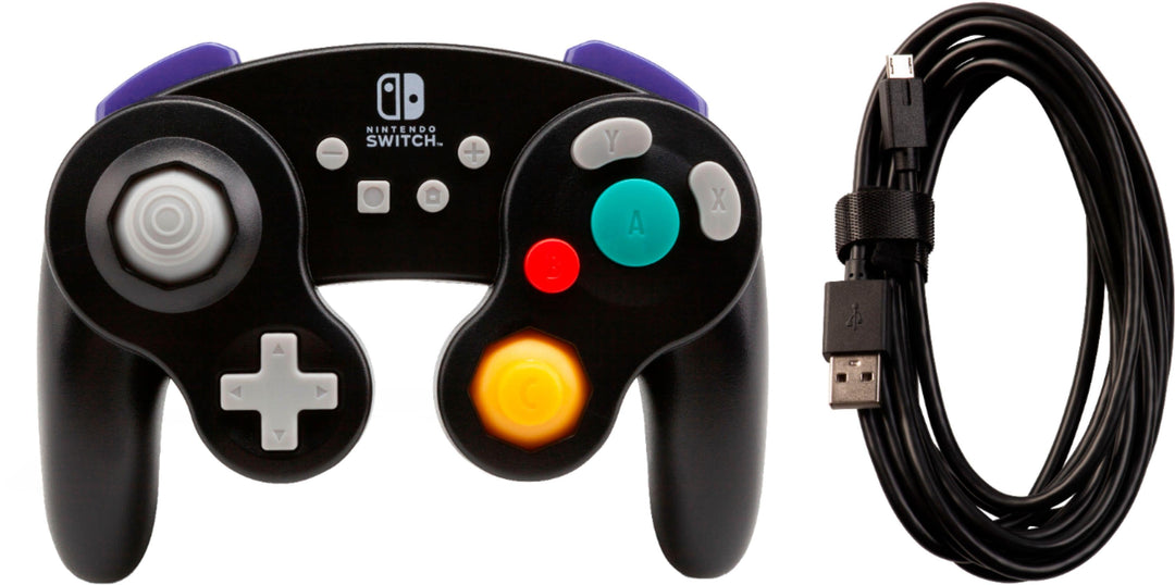 PowerA - GameCube Style Wired Controller for Nintendo Switch - Wired: Black_4
