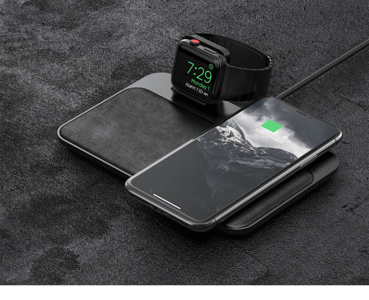 Nomad - Wireless Charging Pad for iPhone and Apple Watch - Black_6