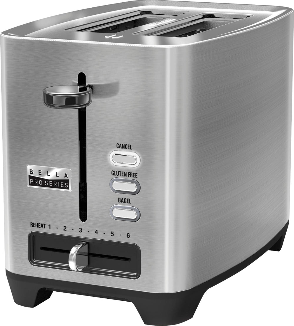 Bella Pro Series - 2-Slice Extra-Wide-Slot Toaster - Stainless Steel_1