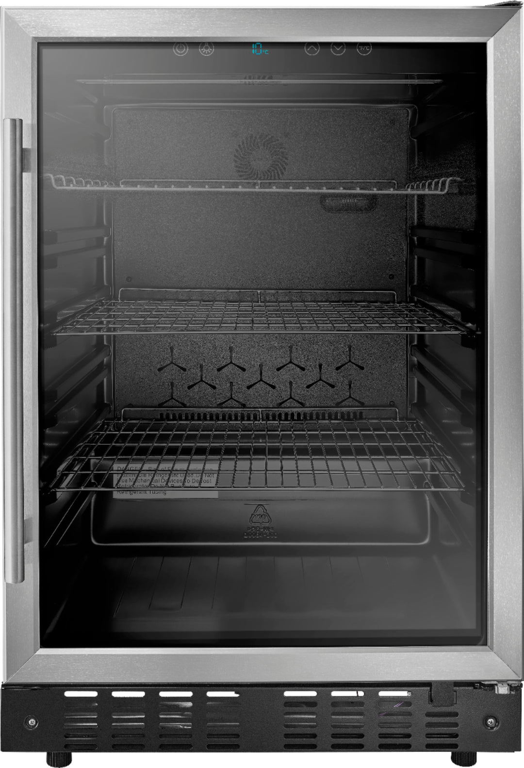 Insignia™ - 165-Can Built-In Beverage Cooler - Stainless steel_5