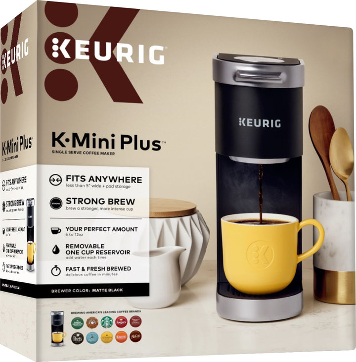 Keurig - K-Mini Plus Single Serve K-Cup Pod Coffee Maker - Matte Black_11
