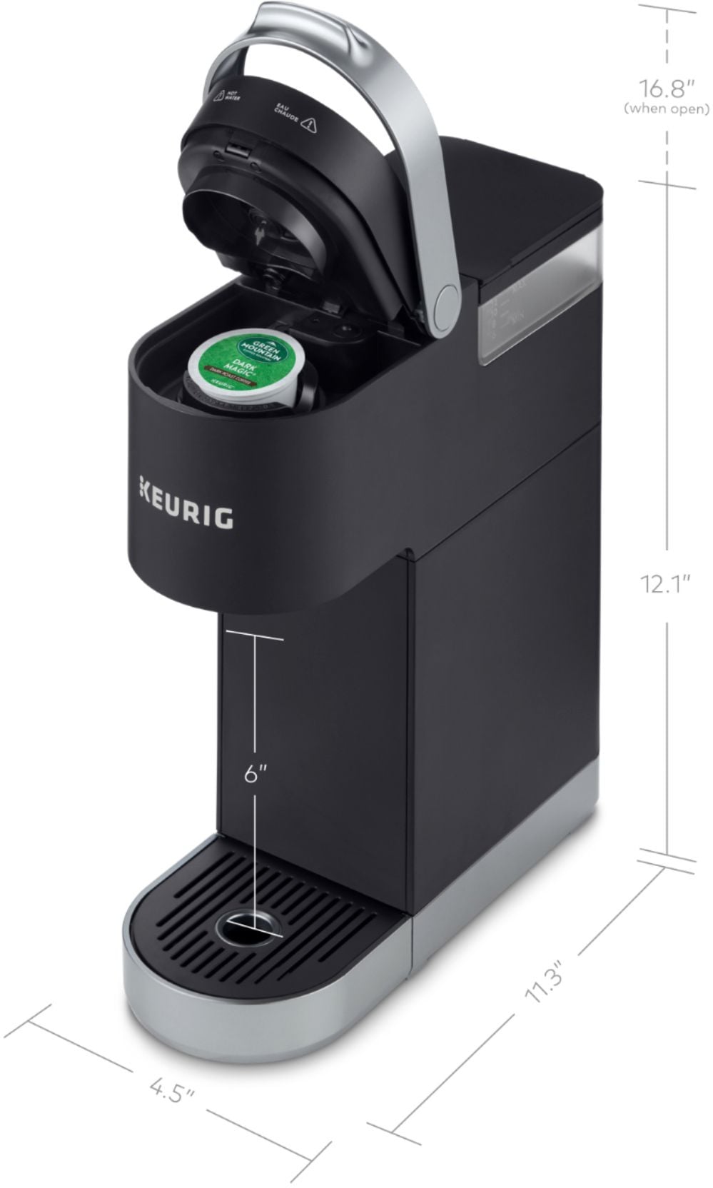 Keurig - K-Mini Plus Single Serve K-Cup Pod Coffee Maker - Matte Black_9
