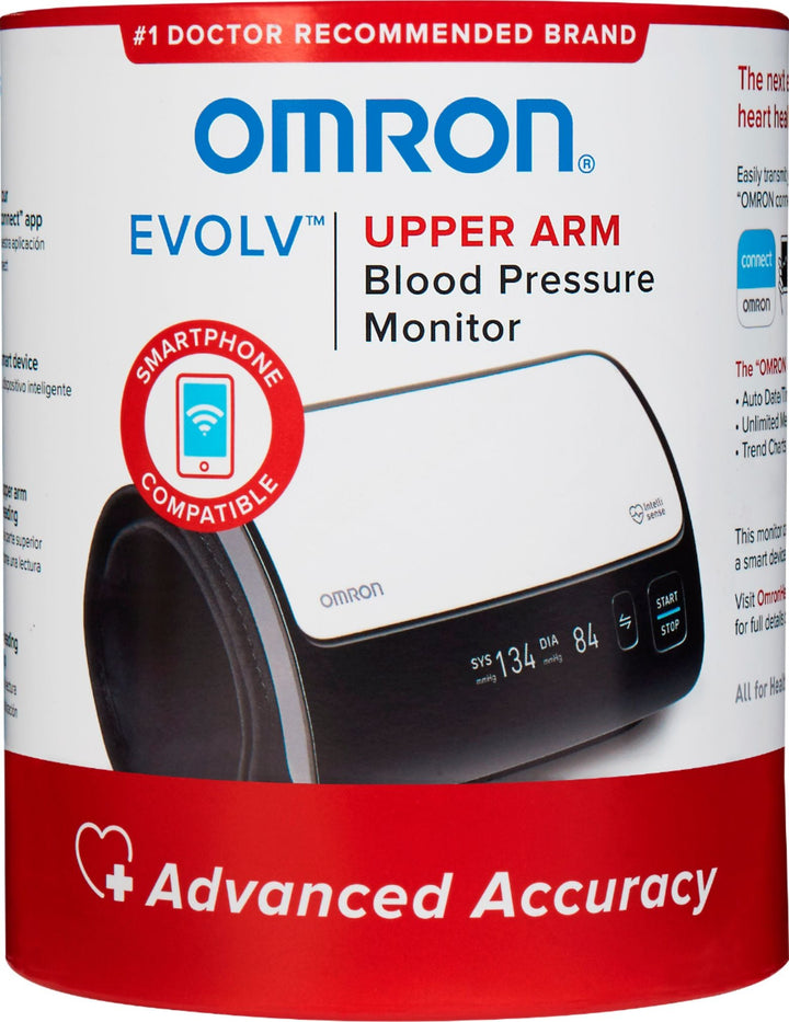 Omron - Evolv - Wireless Upper Arm Blood Pressure Monitor - Black/white_4