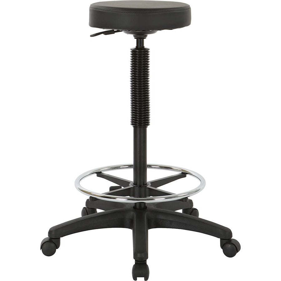 WorkSmart - Pneumatic Drafting Chair - Black_0