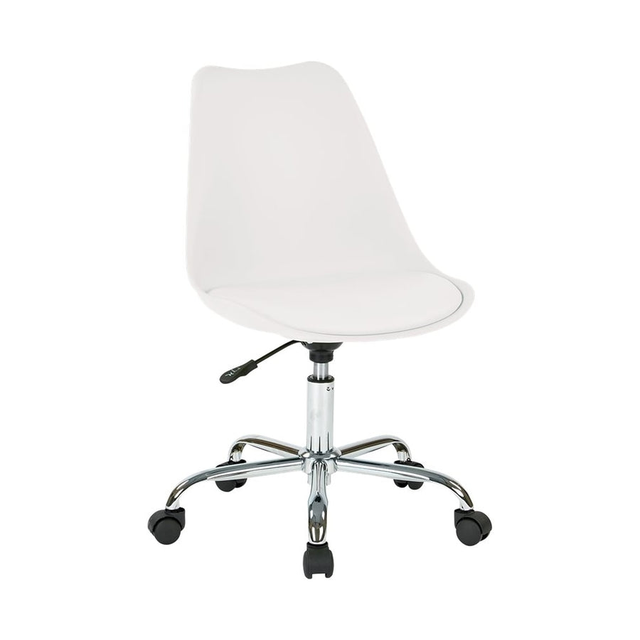 AveSix - Emerson Student Polyurethane and Polypropylene Chair - White_0