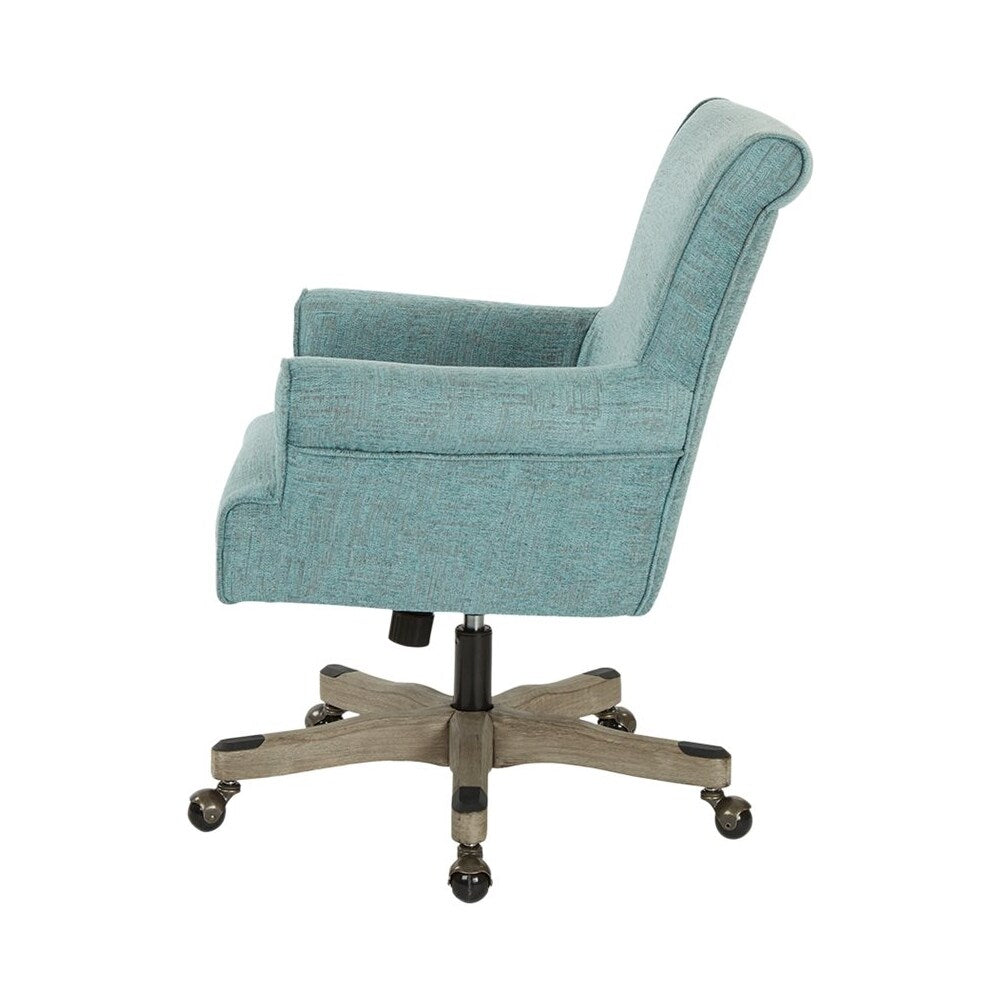 OSP Designs - Megan Polyester and Cotton Armchair - Turquoise_1