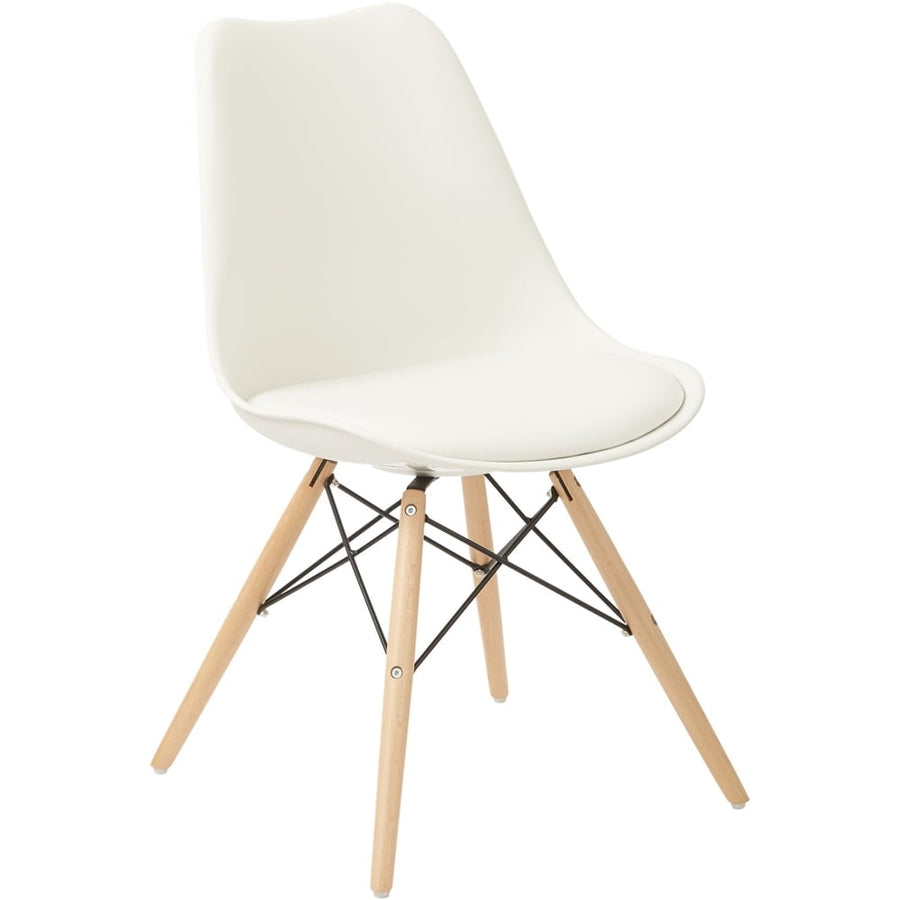 AveSix - Allen Collection Home Home Office Plastic Chair - White_0