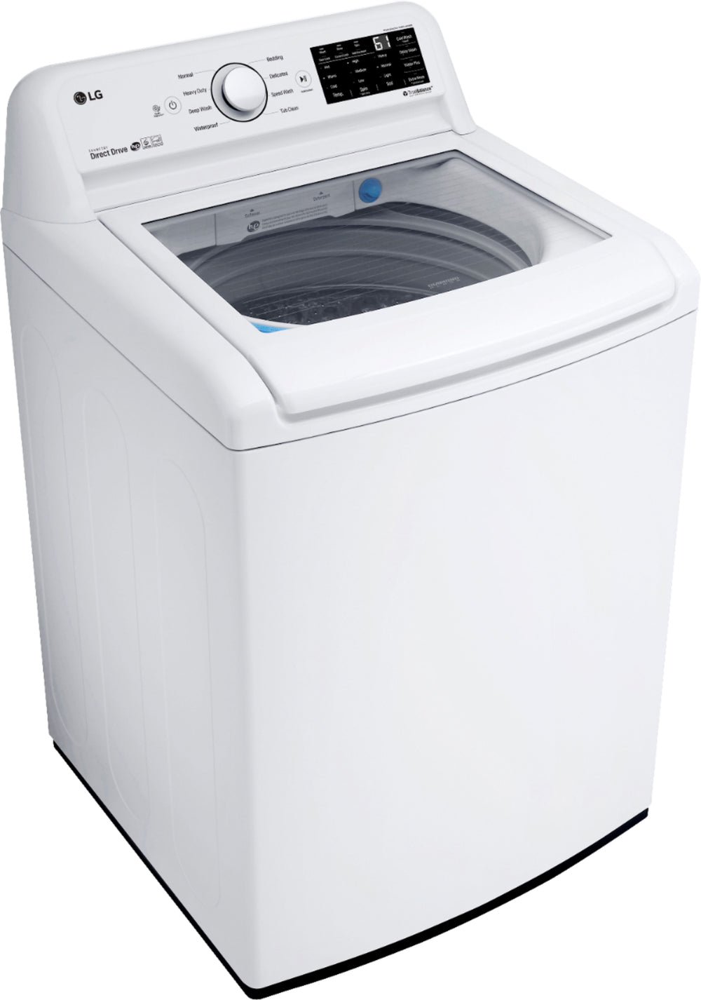 LG - 4.5 Cu. Ft. High-Efficiency Top-Load Washer with TurboDrum Technology - White_1