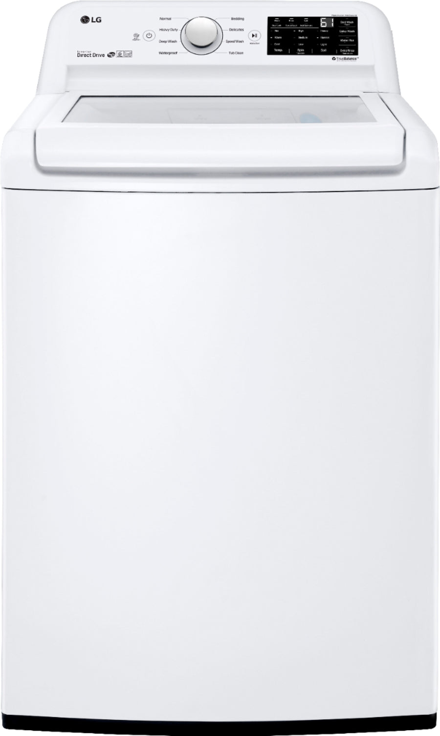 LG - 4.5 Cu. Ft. High-Efficiency Top-Load Washer with TurboDrum Technology - White_0
