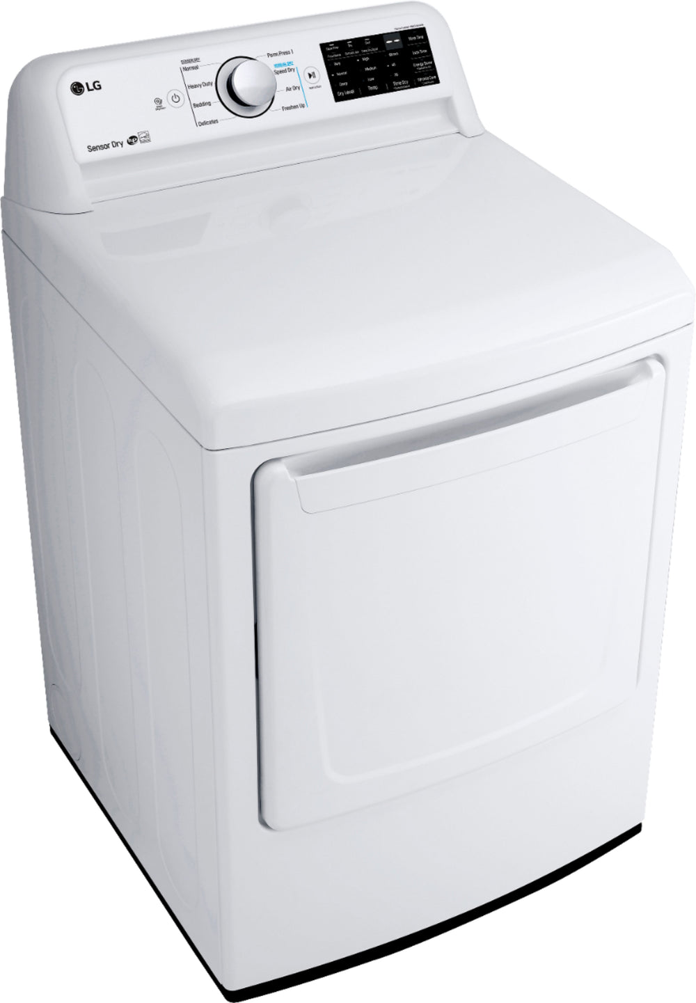 LG - 7.3 Cu. Ft. Gas Dryer with Sensor Dry - White_1