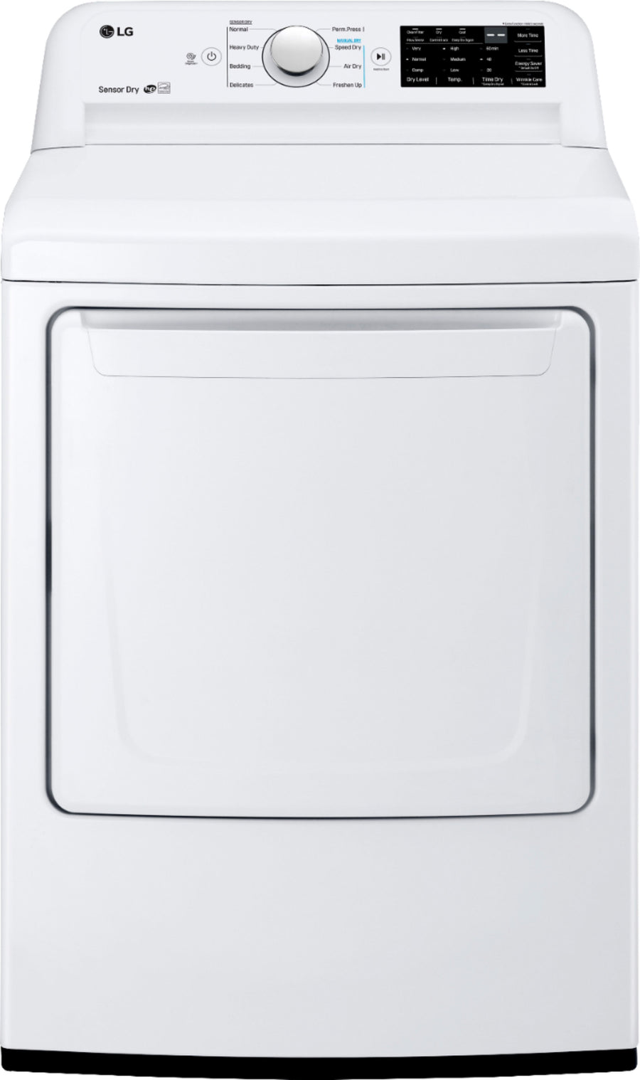 LG - 7.3 Cu. Ft. Gas Dryer with Sensor Dry - White_0