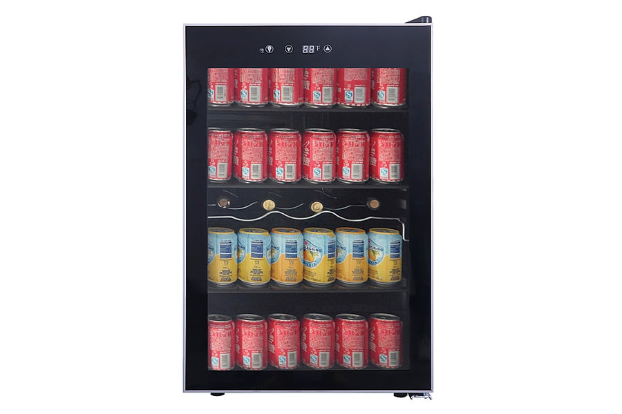RCA - 110-Can Beverage Cooler - Stainless steel_0