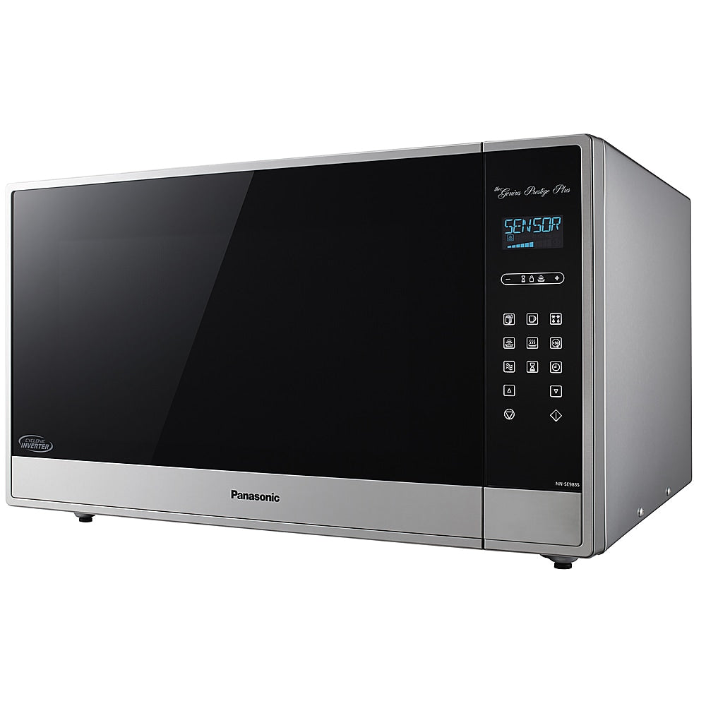 Panasonic - 2.2 Cu. Ft. 1250 Watt SE985S Microwave with Inverter and Sensor Cooking - Stainless steel_1