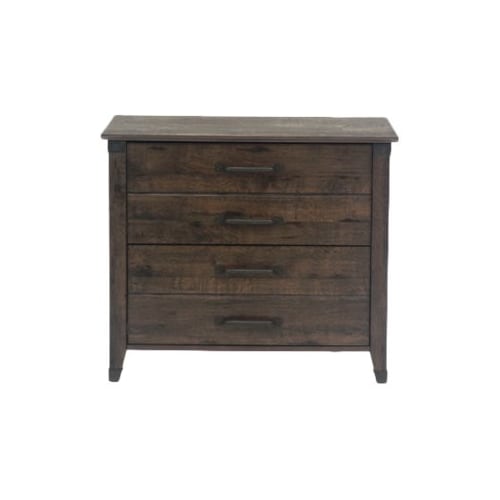 Sauder - Carson Forge Collection 2-Drawer Filing Cabinet - Coffee Oak_0