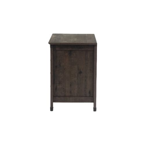 Sauder - Carson Forge Collection 2-Drawer Filing Cabinet - Coffee Oak_1