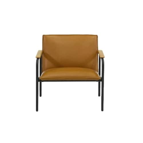 Sauder - Boulevard Café Collection 4-Leg Accent Chair - Camel_0