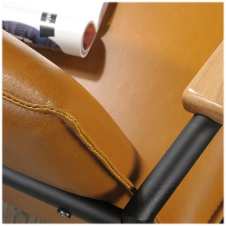 Sauder - Boulevard Café Collection 4-Leg Accent Chair - Camel_3