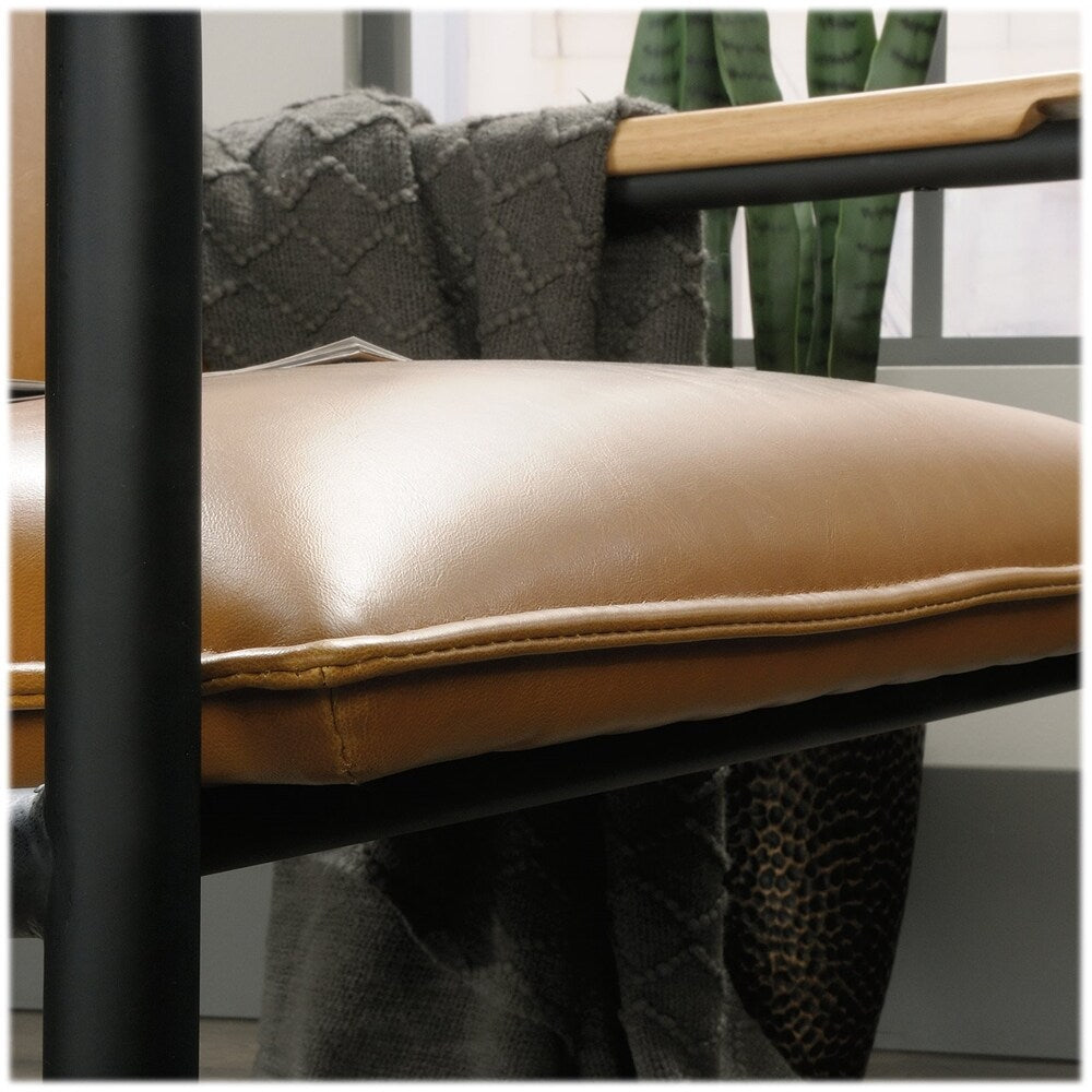 Sauder - Boulevard Café Collection 4-Leg Accent Chair - Camel_12