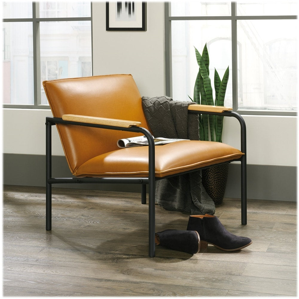 Sauder - Boulevard Café Collection 4-Leg Accent Chair - Camel_5