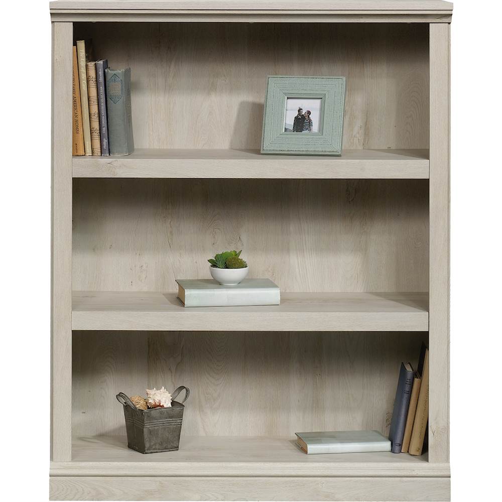 Sauder - Select Collection 3-Shelf Bookcase - Chalked Chestnut_4