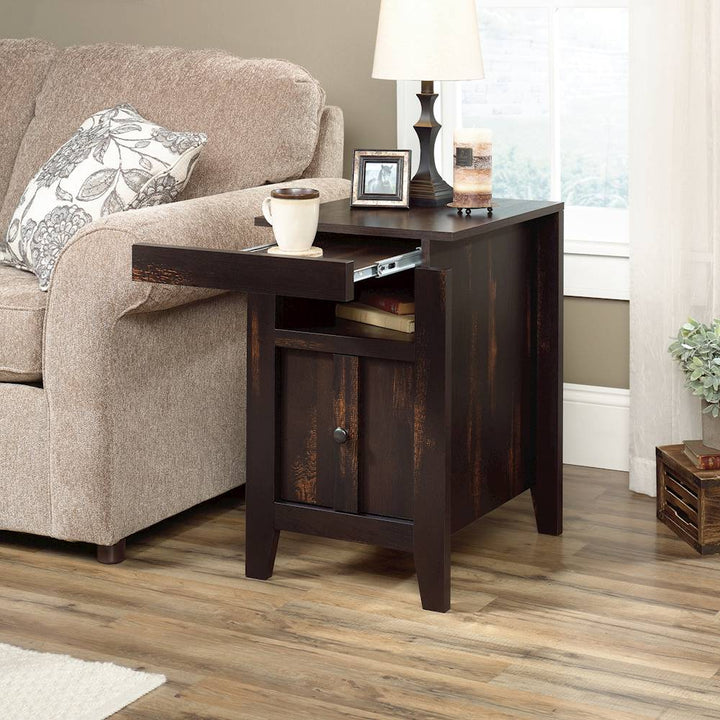 Sauder - Dakota Pass Side Table - Char Pine_8