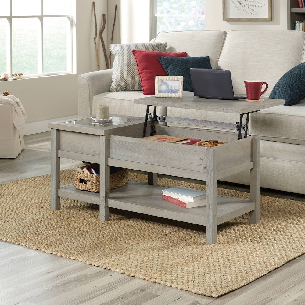 Sauder - Cottage Road Lift-top Coffee Table - Mystic Oak_9