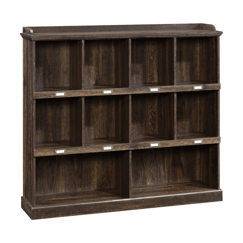 Sauder - Barrister Lane Collection 10-Shelf Bookcase - Iron Oak_0