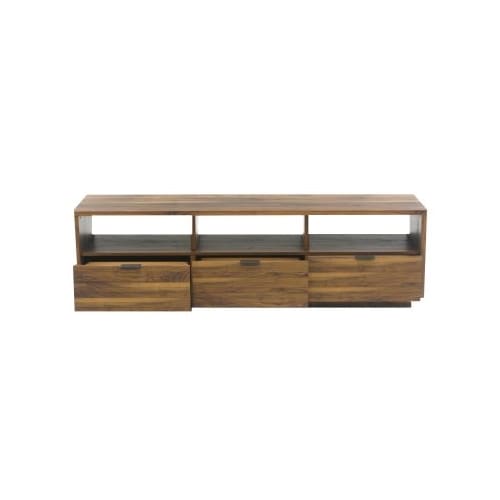 Sauder - Harvey Park Collection TV Cabinet for Most Flat-Panel TVs Up to 70" - Grand Walnut_2
