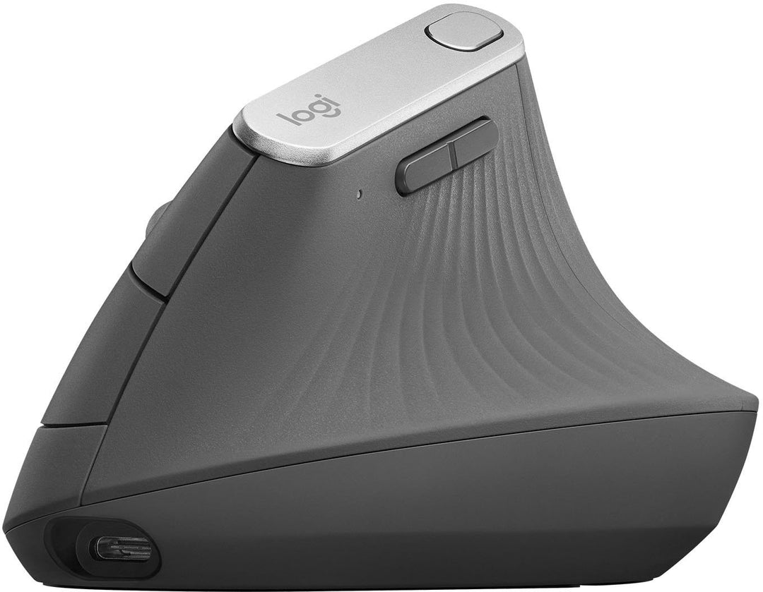 Logitech - MX Vertical Advanced Wireless Optical Mouse with Ergonomic Design - Graphite_5