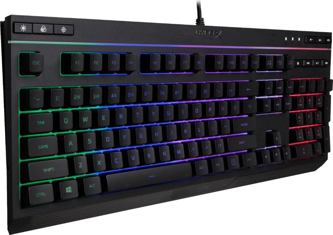 HyperX - Alloy Core Full-size Wired Gaming Membrane Keyboard with RGB Lighting - Black_1