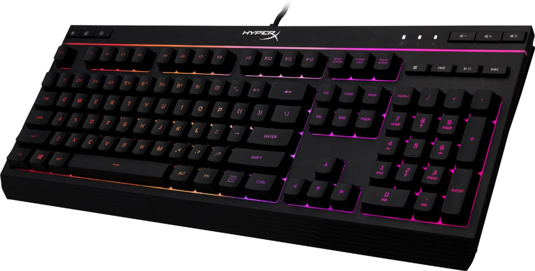 HyperX - Alloy Core Full-size Wired Gaming Membrane Keyboard with RGB Lighting - Black_2