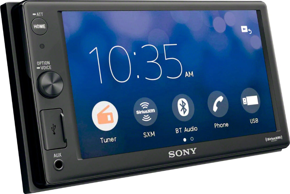 Sony - 6.2" - Apple® CarPlay™ - Built-in Bluetooth - In-Dash Digital Media Receiver - Black_1
