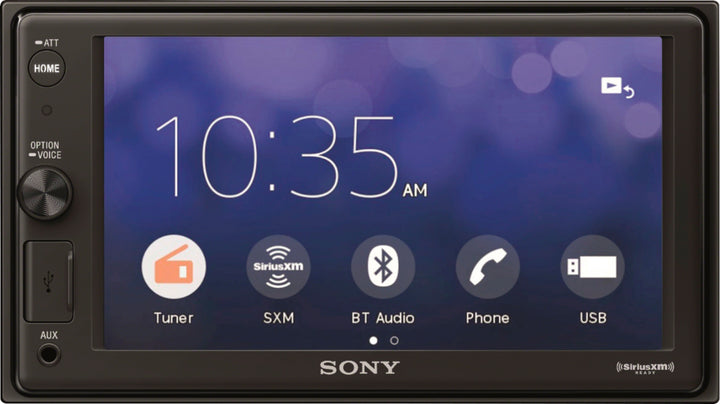 Sony - 6.2" - Apple® CarPlay™ - Built-in Bluetooth - In-Dash Digital Media Receiver - Black_0